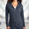 Nayked Apparel Women'S Ridiculously Soft Lightweight Full-Zip Hoodie