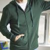 Nayked Apparel Men'S Soft Eco Friendly Full Zip Hoodie