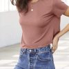 Nayked Apparel Women'S Ridiculously Soft Cropped Breezy Tee