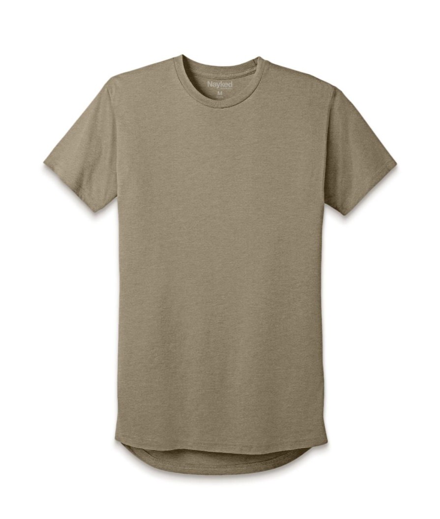 Nayked Apparel Men'S Ridiculously Soft Longline Tee