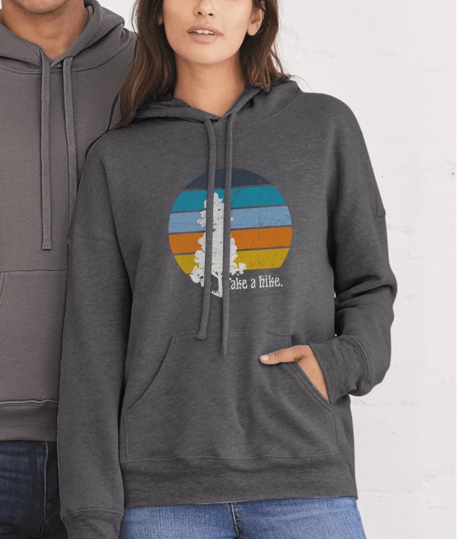 Nayked Apparel Women'S Ridiculously Soft Graphic Oversized Pullover Sweatshirt | Take A Hike