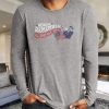 Nayked Apparel Men'S Ridiculously Soft Lightweight Long Sleeve Graphic Crew Shirt | Honor And Remember