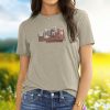 Nayked Apparel Women'S Ridiculously Soft Midweight Graphic Tee | License Plate Art: Mom