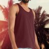 Nayked Apparel Men'S Soft 100% Cotton Lightweight Tank Top