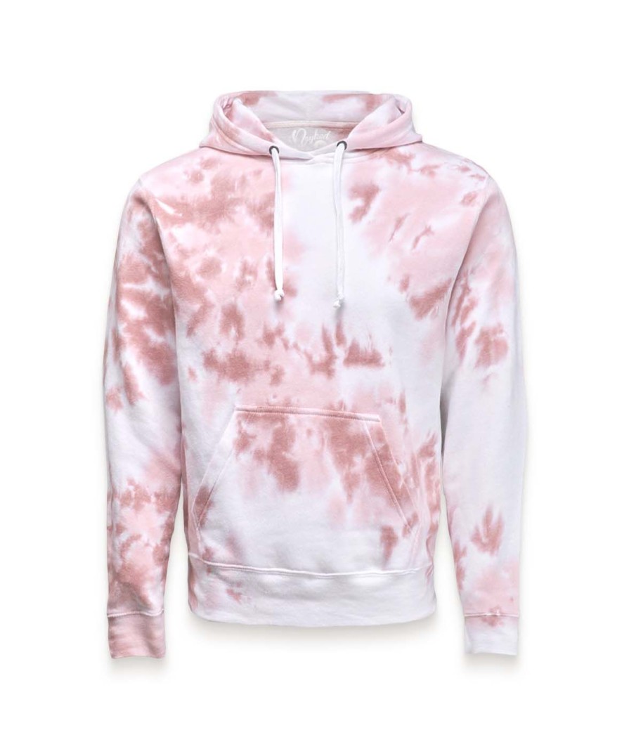 Nayked Apparel Women'S Oversized Soft Washed Tie Dye Fleece Hoodie