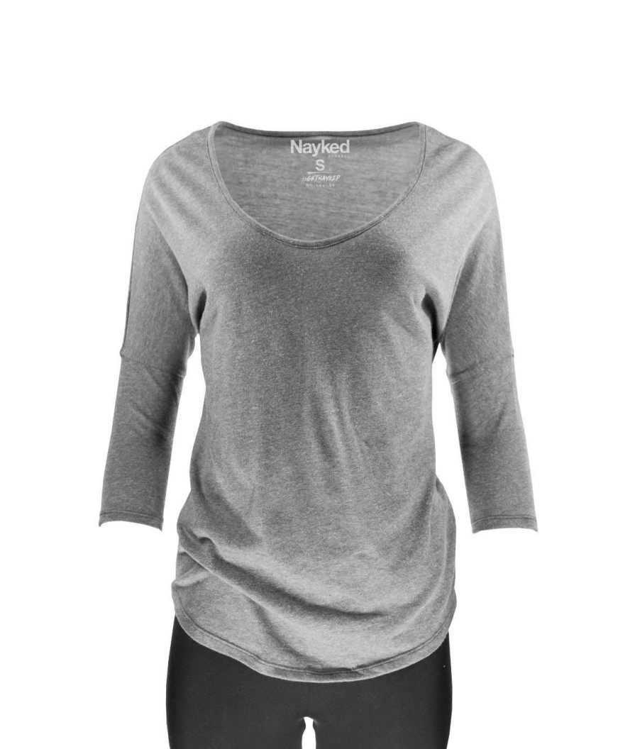 Nayked Apparel Women'S Vintage Dolman Scoop T-Shirt