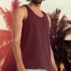 Nayked Apparel Men'S Soft 100% Cotton Lightweight Tank Top