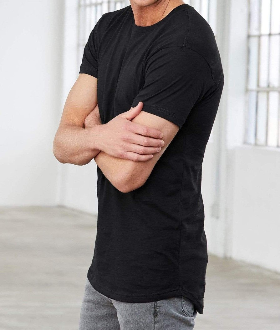 Nayked Apparel Men'S Ridiculously Soft Longline Tee