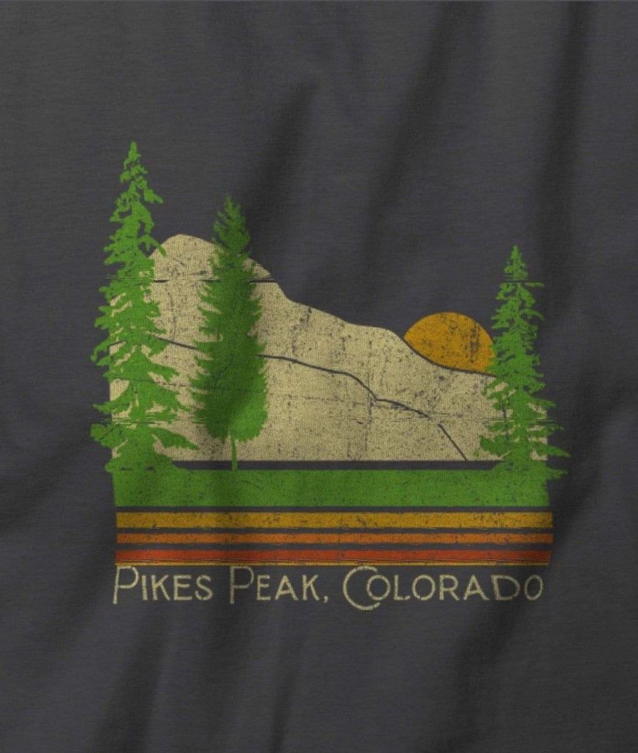 Nayked Apparel Women'S Ridiculously Soft Graphic Tee | Pike'S Peak