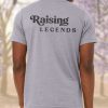 Nayked Apparel Ridiculously Soft Heather Sueded Graphic Tee | Raising Legends