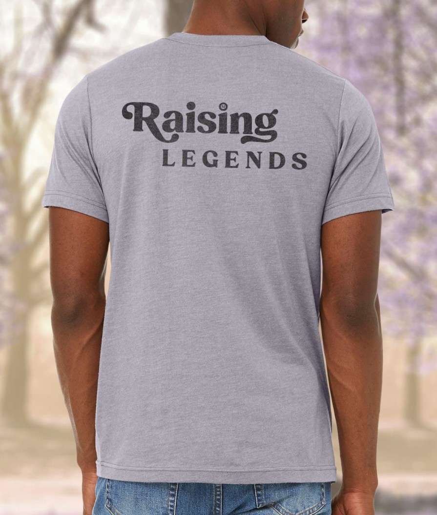 Nayked Apparel Ridiculously Soft Heather Sueded Graphic Tee | Raising Legends