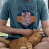 Nayked Apparel Men'S Ridiculously Soft Lightweight Graphic Tee | Best Cat Dad