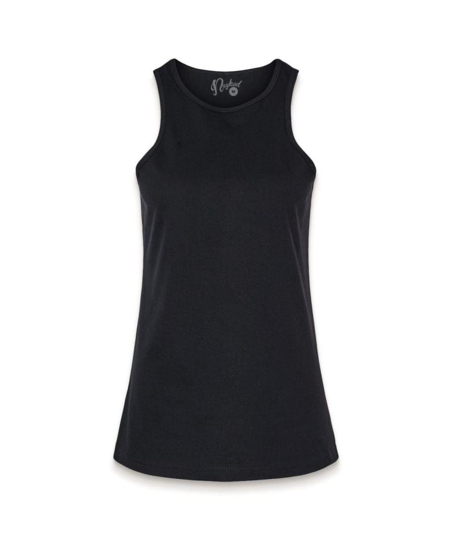 Nayked Apparel Women'S Ridiculously Soft Recycled Racerneck Tank