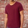 Nayked Apparel Men'S Soft Garment Washed Big 100% Cotton Short Sleeve T-Shirt