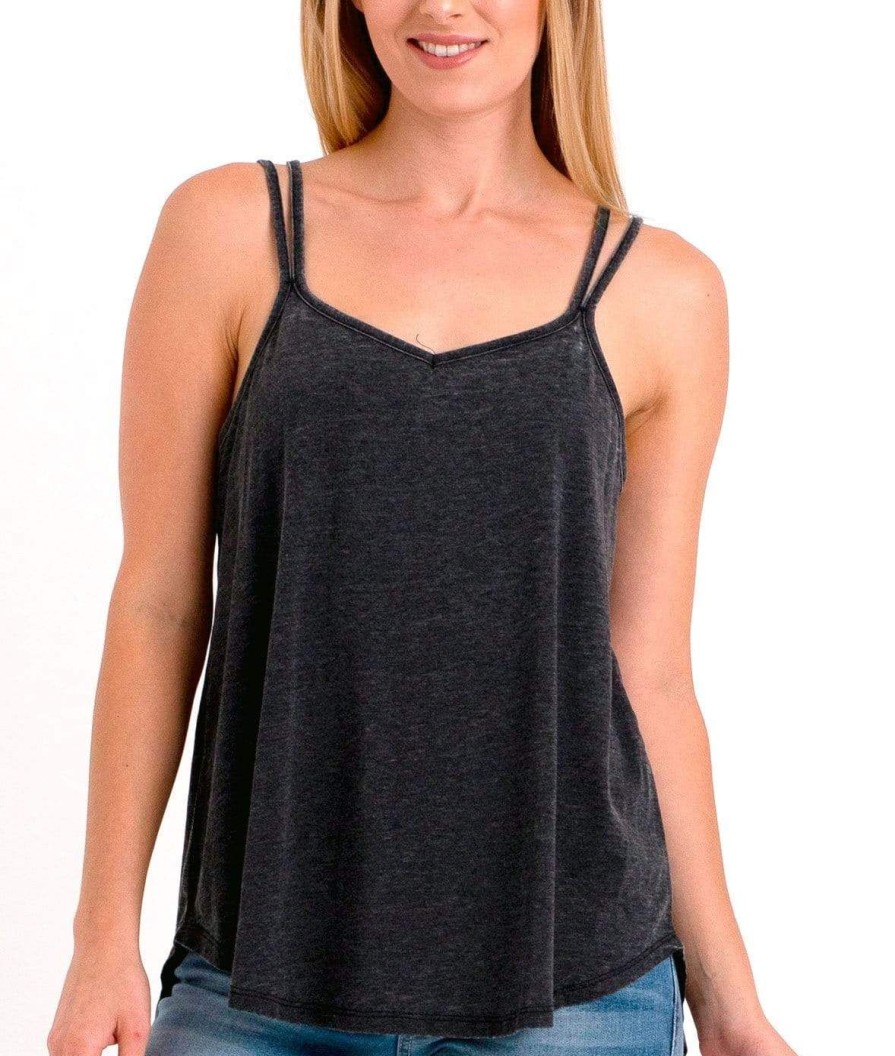 Nayked Apparel Ridiculously Soft Vintage Wash Strappy Tank