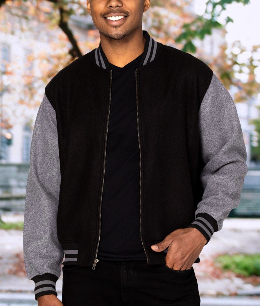 Nayked Apparel Legendary Wool Bomber Jacket