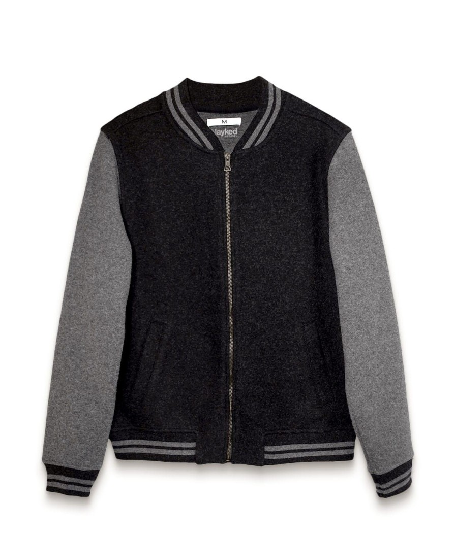 Nayked Apparel Legendary Wool Bomber Jacket