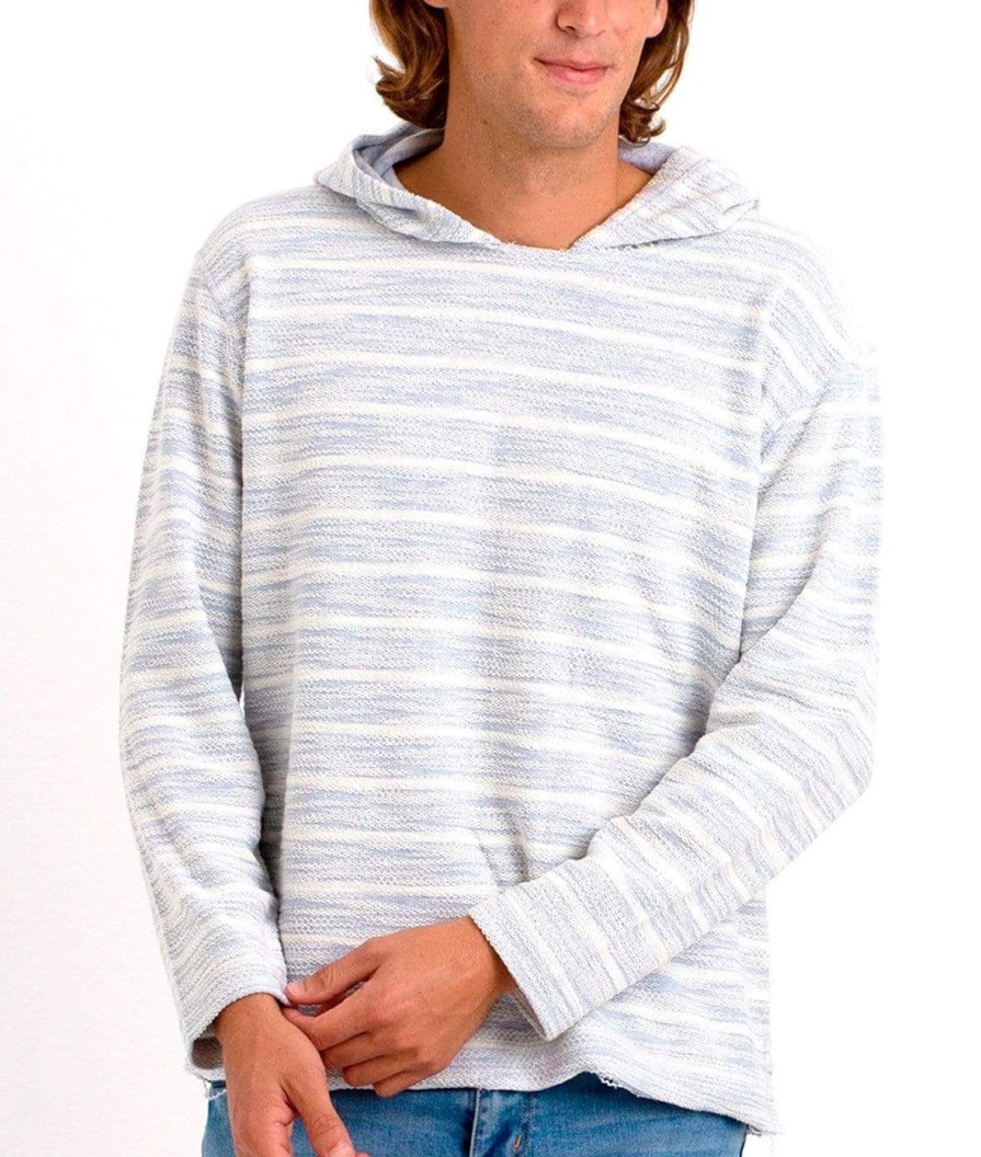 Nayked Apparel Men'S Cotton/Poly Striped French Terry Hoodie/Discontinued