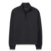 Nayked Apparel Women'S Soft Eco Friendly Quarter-Zip