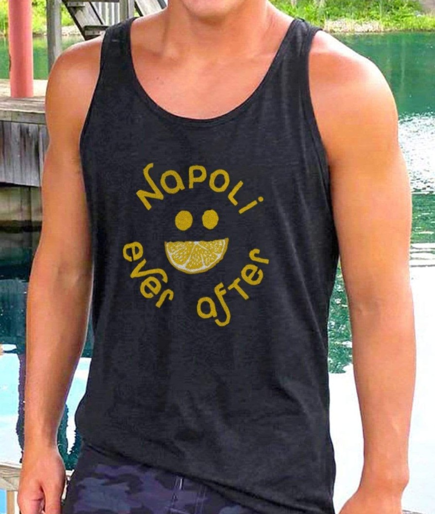 Nayked Apparel Men'S Ridiculously Soft Lightweight Graphic Tank | Napoli Ever After