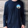 Nayked Apparel Men'S Ridiculously Soft Cotton Long Sleeve Graphic Tee | Pacific Northwest