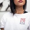 Nayked Apparel Women'S Ridiculously Soft Lightweight Graphic Tee | Made In The Usa