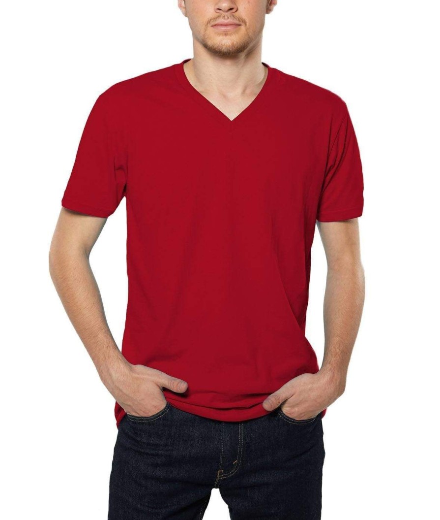 Nayked Apparel Men'S Ridiculously Soft Sueded V-Neck