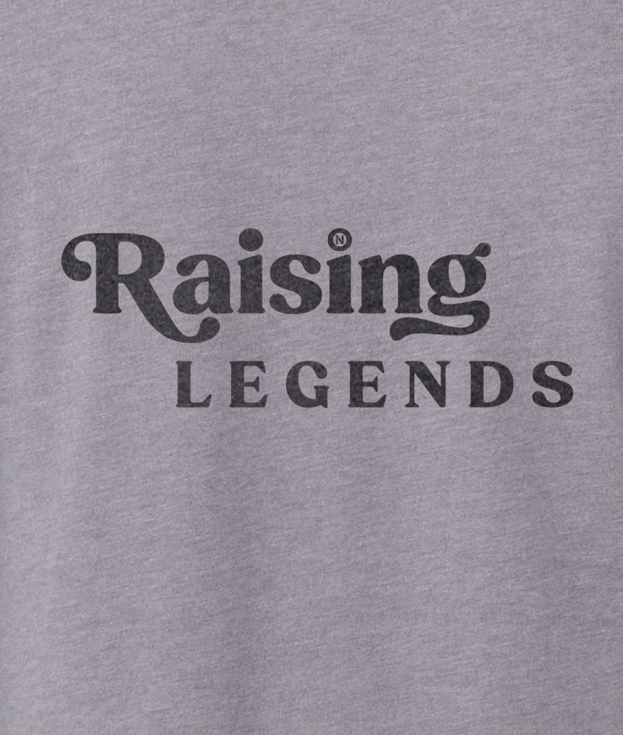 Nayked Apparel Ridiculously Soft Heather Sueded Graphic Tee | Raising Legends