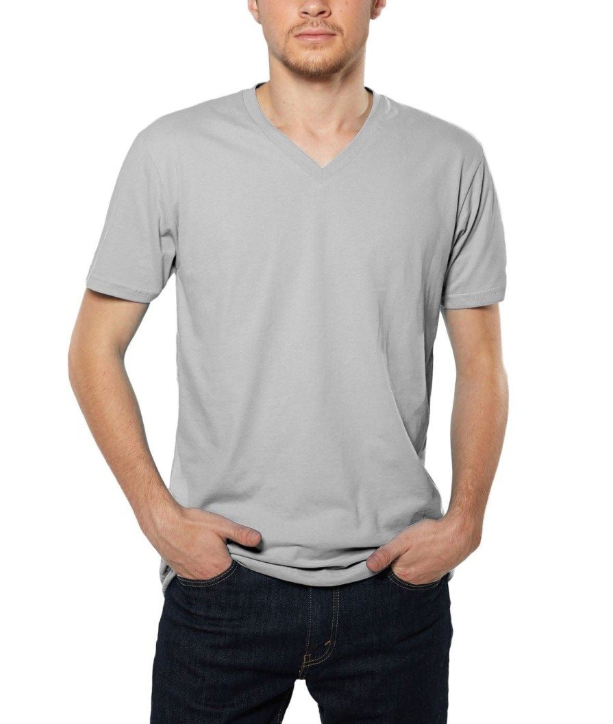 Nayked Apparel Men'S Ridiculously Soft Sueded V-Neck