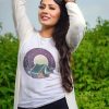 Nayked Apparel Women'S Ridiculously Soft Graphic Tee | Campfire