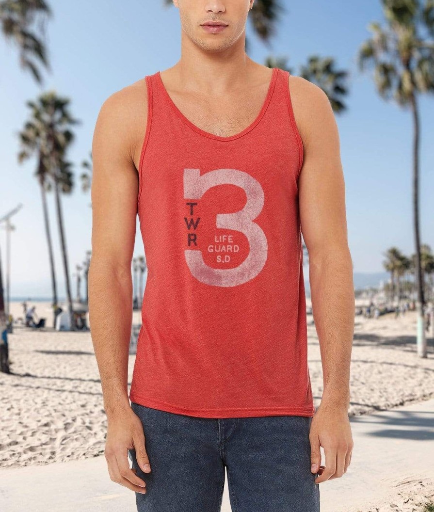 Nayked Apparel Men'S Ridiculously Soft Graphic Tank | Lifeguard