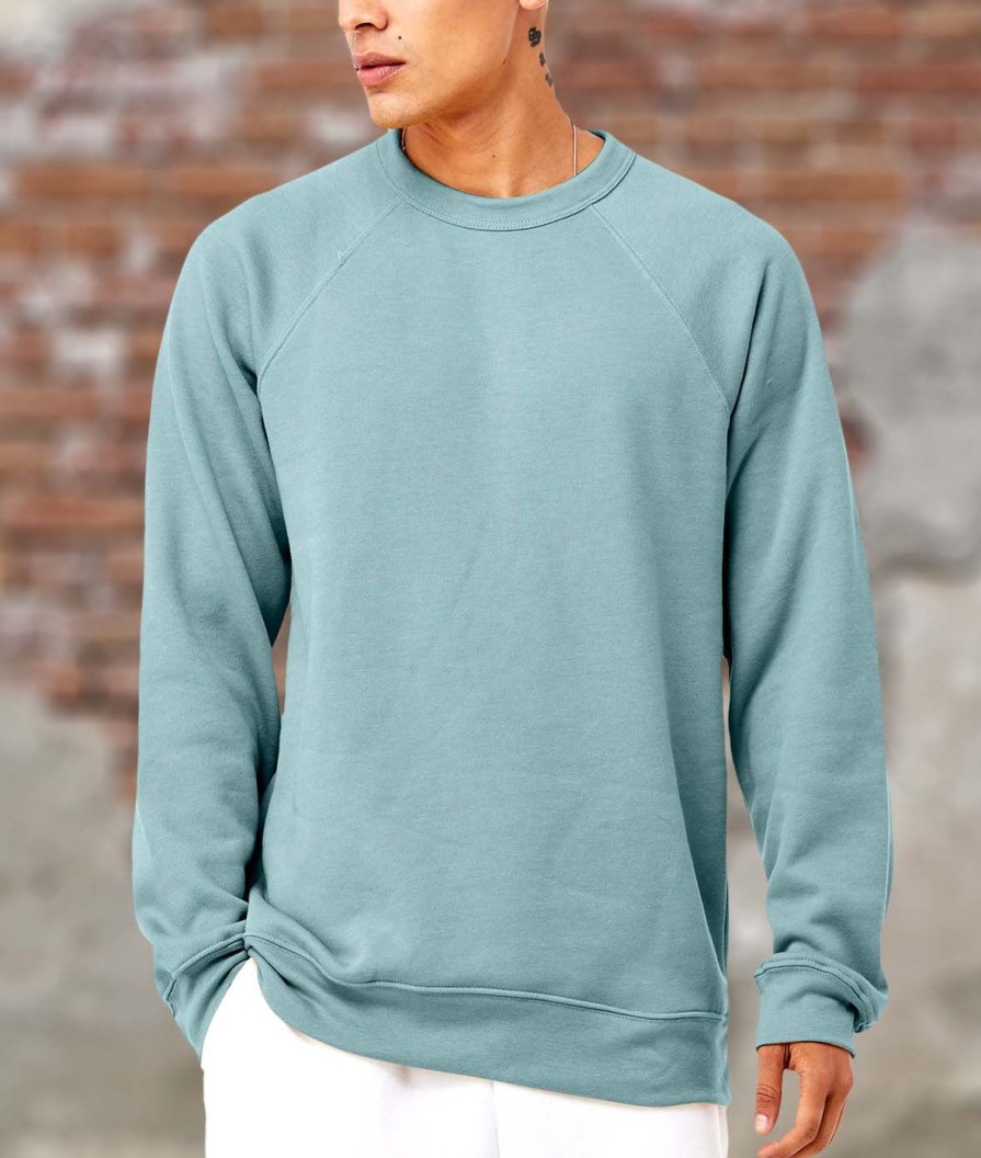 Nayked Apparel Men'S Ridiculously Soft Lightweight Heathered Fleece Pullover Sweatshirt