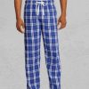 Nayked Apparel Men'S Ridiculously Soft 100% Cotton Drawstring Flannel Pants