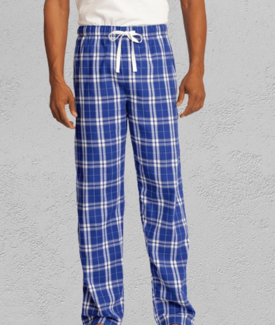 Nayked Apparel Men'S Ridiculously Soft 100% Cotton Drawstring Flannel Pants