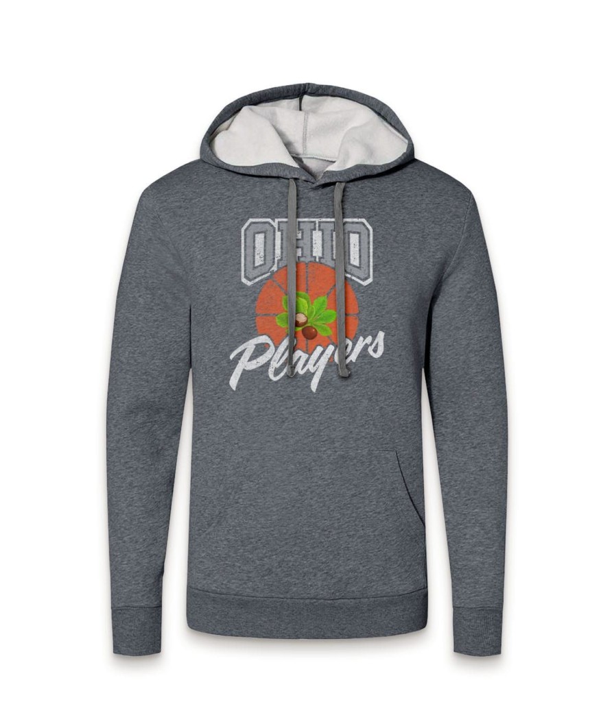 Nayked Apparel Soft Eco Friendly Graphic Hoodie | Ohio Players (Buckeye Leaf)