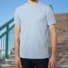 Nayked Apparel Men'S Ridiculously Soft Sueded Crew T-Shirt | Classic