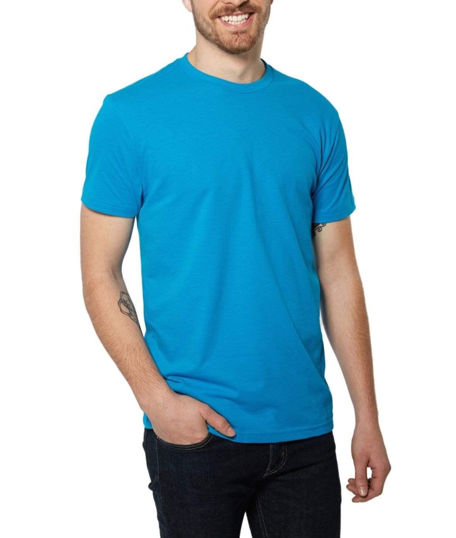 Nayked Apparel Men'S Ridiculously Soft Sueded Crew T-Shirt | Classic