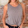 Nayked Apparel Ladies Ridiculously Soft Lightweight Knotted Tank