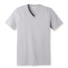 Nayked Apparel Men'S Classic Soft Heathered Big Short Sleeve V-Neck T-Shirt