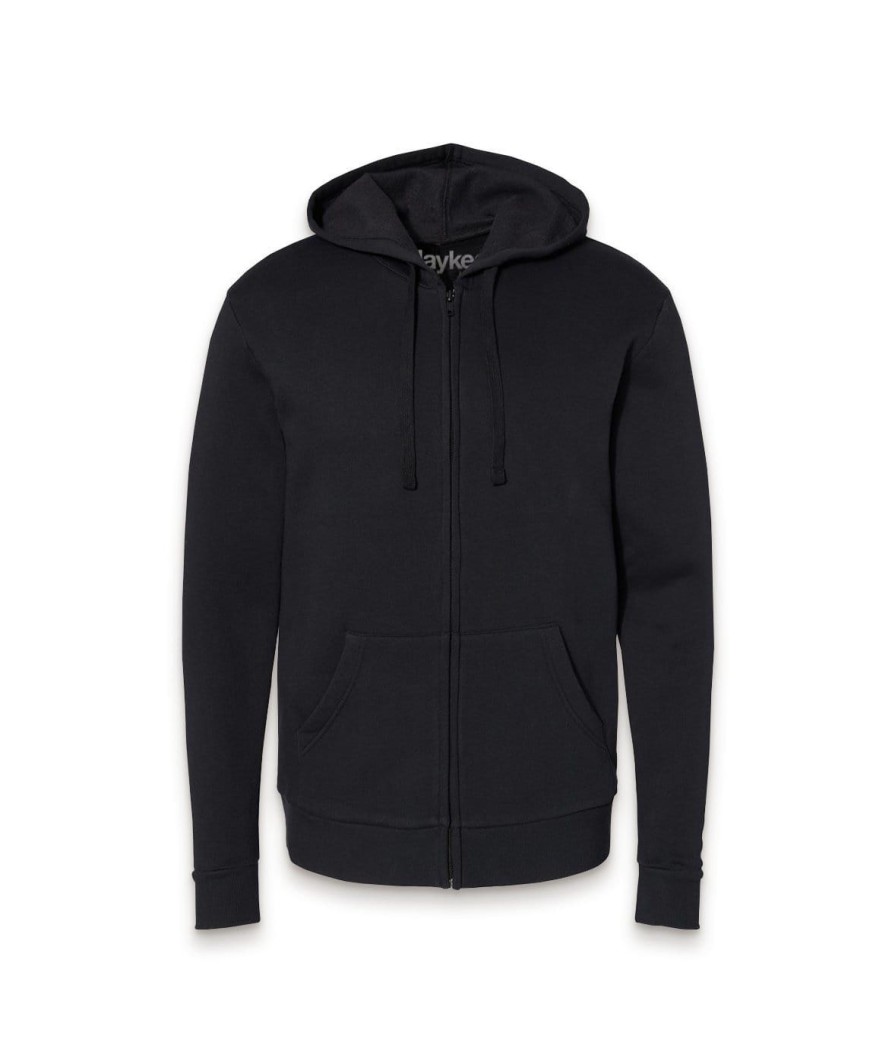 Nayked Apparel Men'S Soft Eco Friendly Full Zip Hoodie