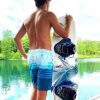 Nayked Apparel Men'S Stripe Volley Swim Short/Discontinued