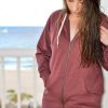 Nayked Apparel Women'S French Terry Full-Zip Hoodie