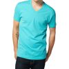 Nayked Apparel Men'S Ridiculously Soft Short Sleeve V-Neck 100% Cotton Shirt | Discontinued Colors