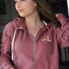 Nayked Apparel Women'S French Terry Full-Zip Graphic Hoodie | Let'S Coast