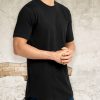 Nayked Apparel Men'S Ridiculously Soft Curved Hem Longline T-Shirt