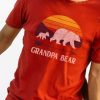 Nayked Apparel Men'S Ridiculously Soft Lightweight Graphic Tee | Grandpa Bear