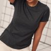 Nayked Apparel Women'S Ridiculously Soft Relaxed Fit Midweight T-Shirt