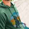 Nayked Apparel Men'S Ridiculously Soft Midweight Raglan Hooded Graphic Sweatshirt | Take A Hike