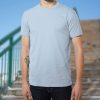 Nayked Apparel Men'S Ridiculously Soft Sueded Crew T-Shirt | Classic