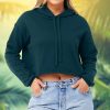 Nayked Apparel Women'S Ridiculously Soft Cropped Hoodie